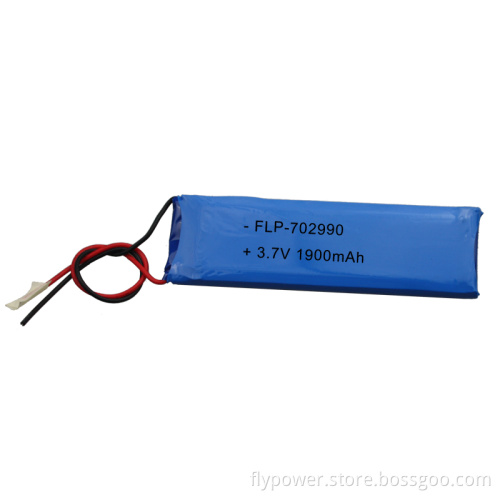 Lithium Battery 3.7V 1900mAh Rechargeable Battery Pack